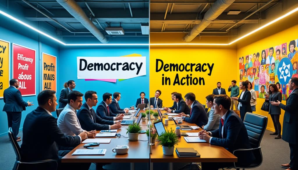 découvrez pourquoi une démocratie ne peut être administrée comme une entreprise. explorez les enjeux de la gouvernance démocratique et l'importance de la participation citoyenne dans la prise de décision.