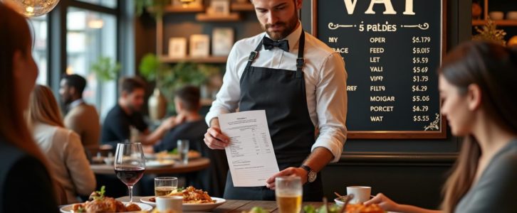 La TVA en restauration : taux applicables et obligations de facturation