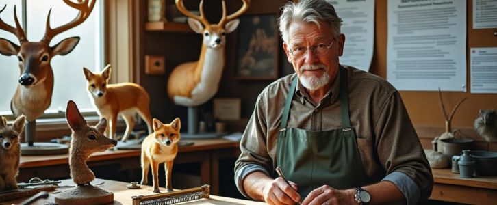 Exercer comme taxidermiste professionnel : réglementation et statut