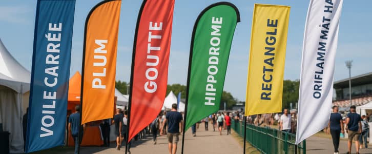 Pourquoi le drapeau personnalisé est un support de communication visuelle incontournable pour les événements en plein air