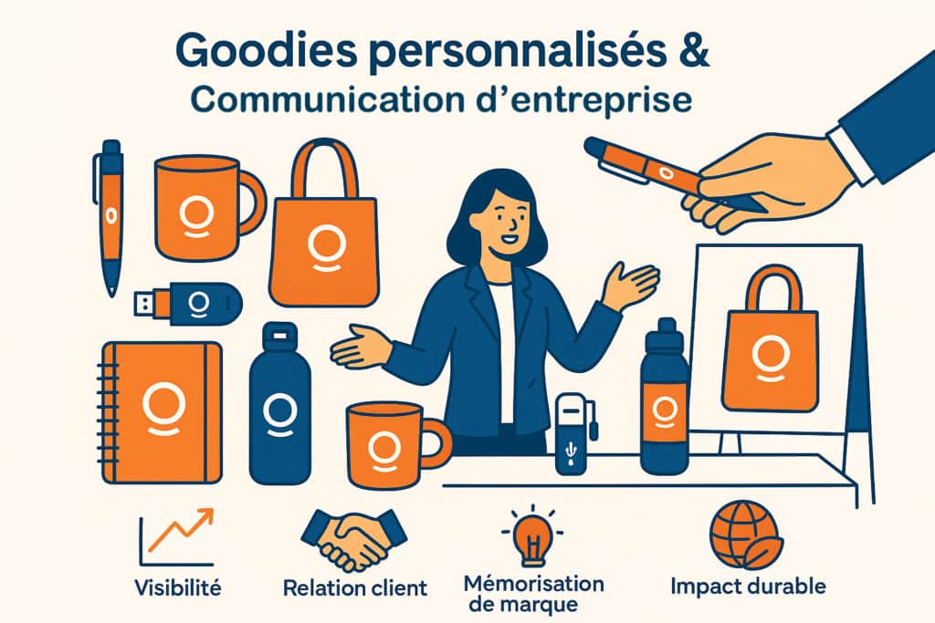 goodies personnalises et communication entreprise
