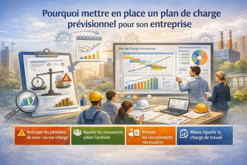 mise en place plan de charges salariés entreprise