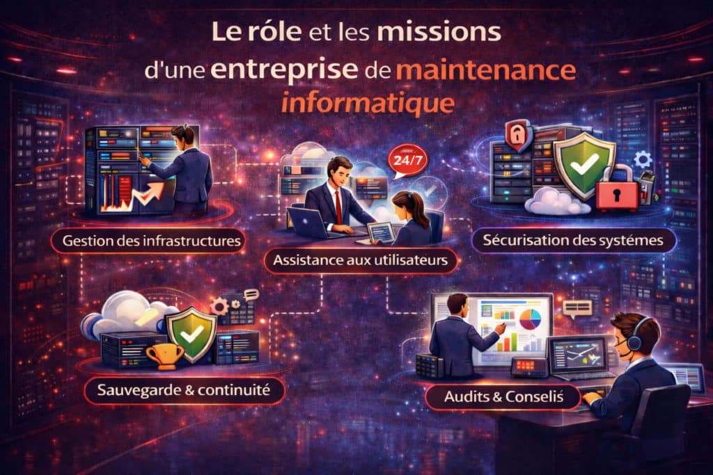 role et mission entreprise maintenance informatique