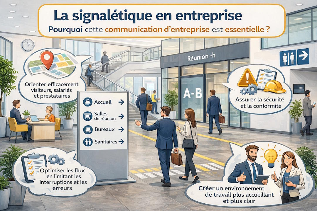 la signalétique en entreprise essentielle