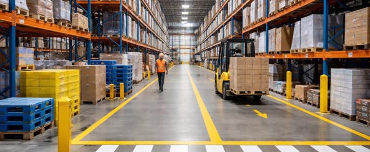 Marquage au sol industriel : focus sur ce levier de productivité en entreprise