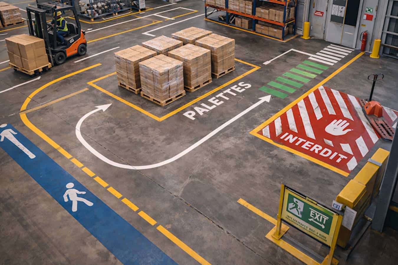 marquage au sol site industriel