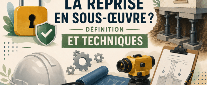 Qu&rsquo;est-ce que la reprise en sous-œuvre ? Définition et techniques